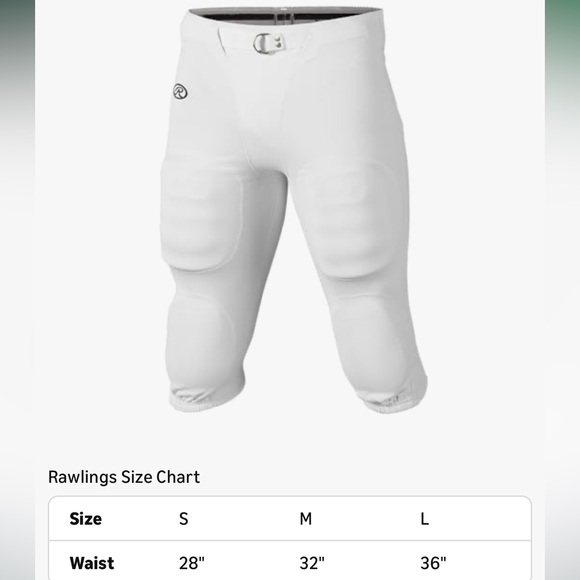Rawlings Adult‎ Fp147 High Performance Football Pants - Picture 2 of 5